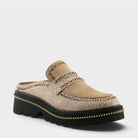 L'Artiste CLOGONA SHOES in BEIGE MULTI, front view