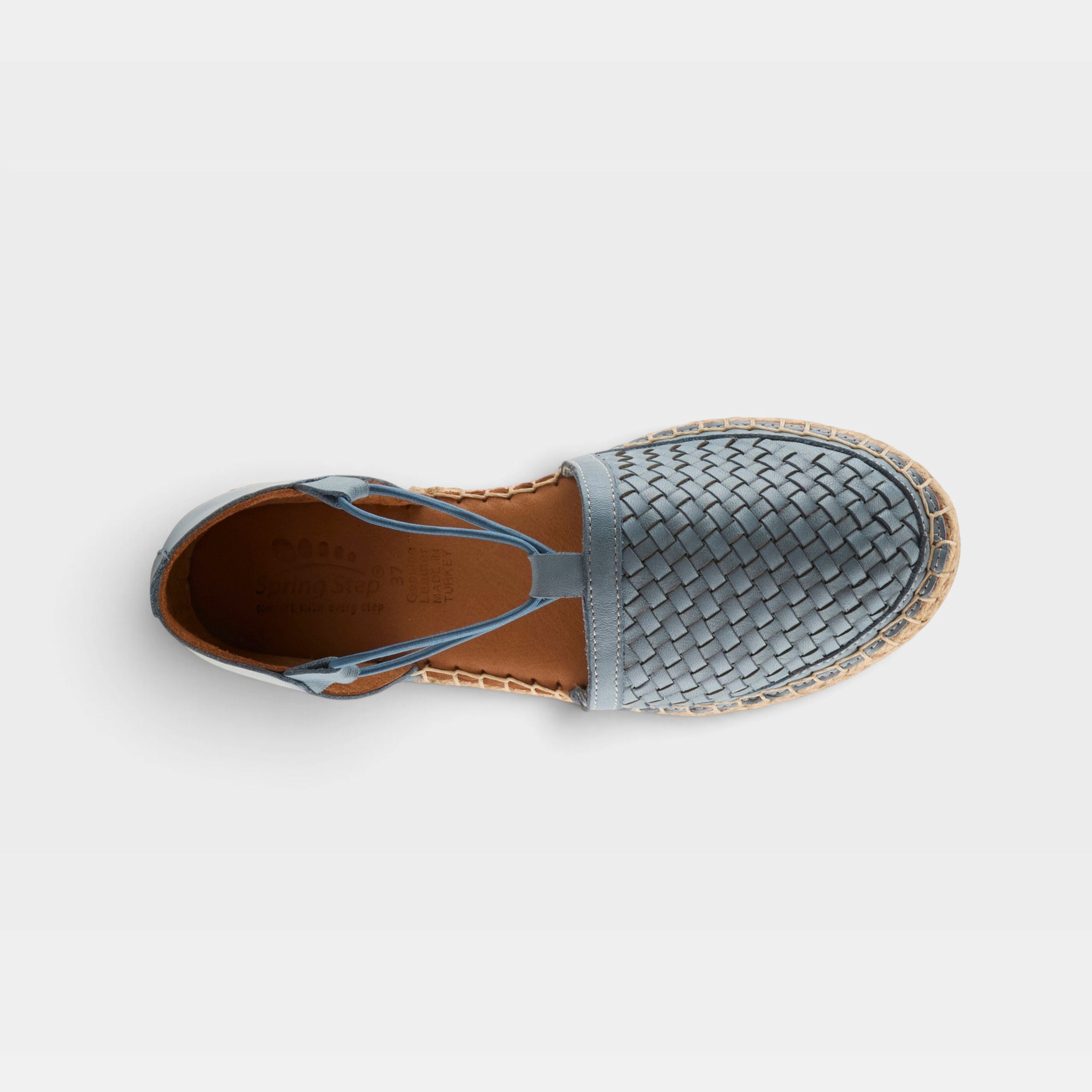 Spring Step Clovae Denim Blue Shoe