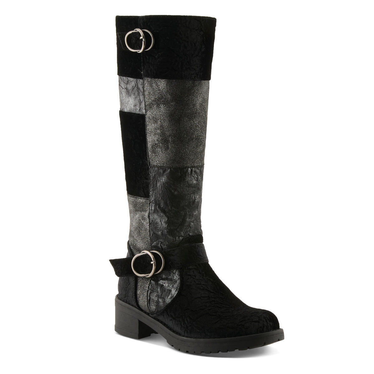 Patrizia PATRIZIA COLLAGE-VIV BOOTS boot in chocolate multi with stylish fashion design