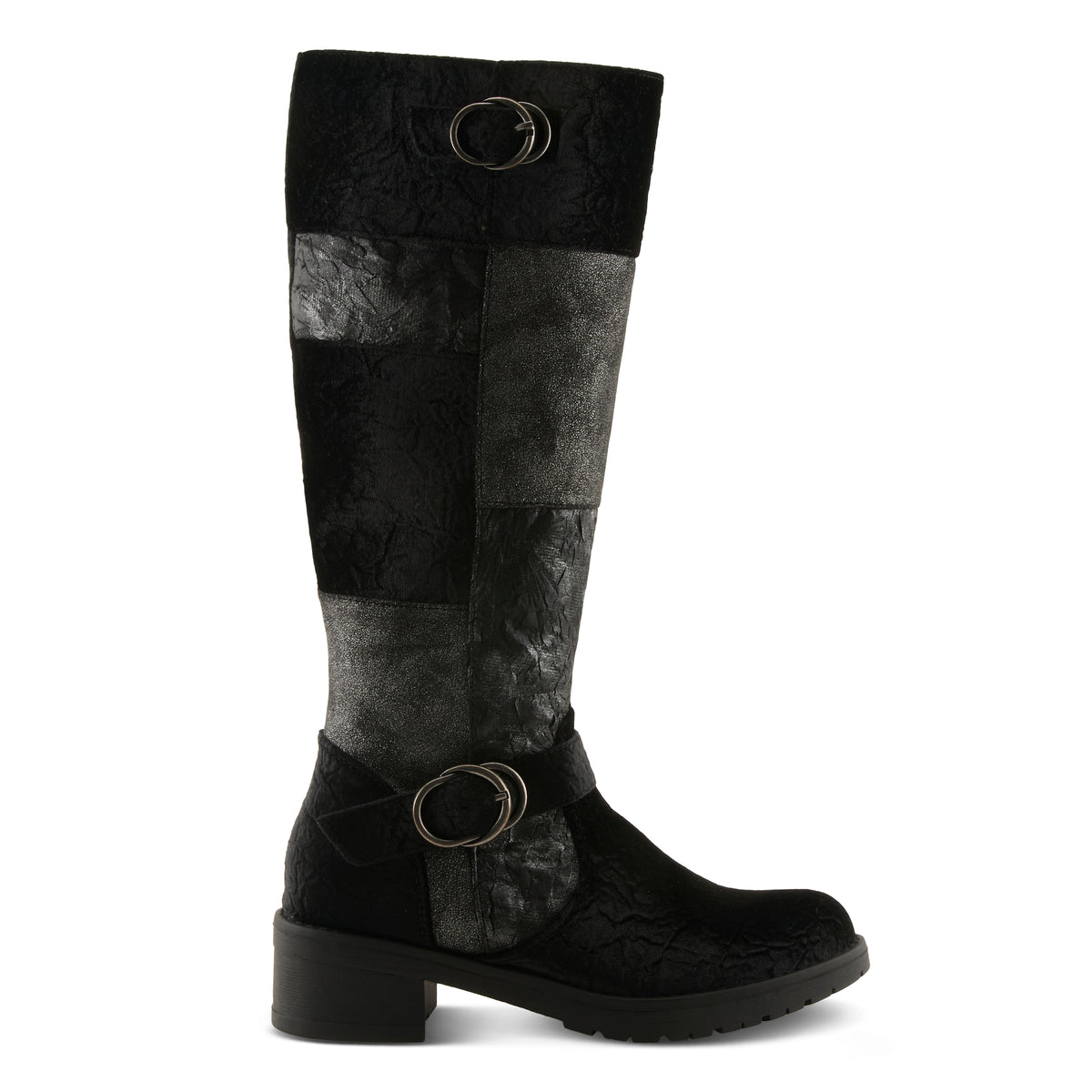 Patrizia PATRIZIA COLLAGE-VIV BOOTS boot in chocolate multi with stylish fashion design