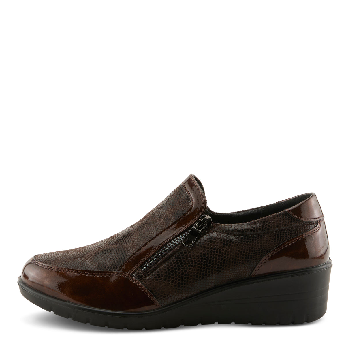 Flexus FLEXUS CONCHA SLIP-ON SHOES comfort shoe in brown with flexible sole