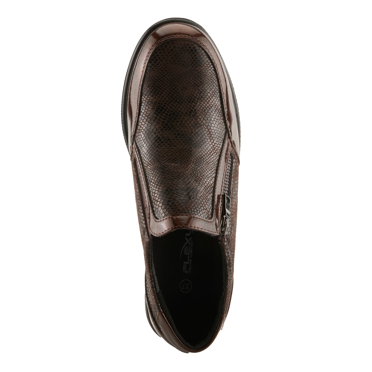 Flexus FLEXUS CONCHA SLIP-ON SHOES comfort shoe in brown with flexible sole