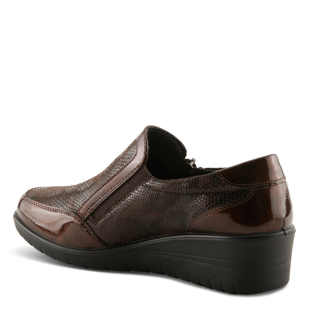 Flexus FLEXUS CONCHA SLIP-ON SHOES comfort shoe in brown with flexible sole