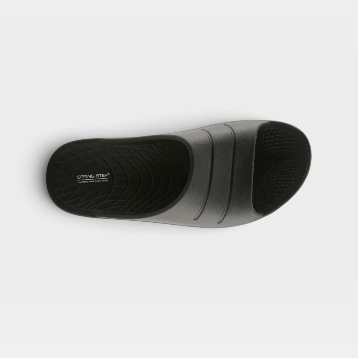 Spring Step Men Connor Black Slide Sandal