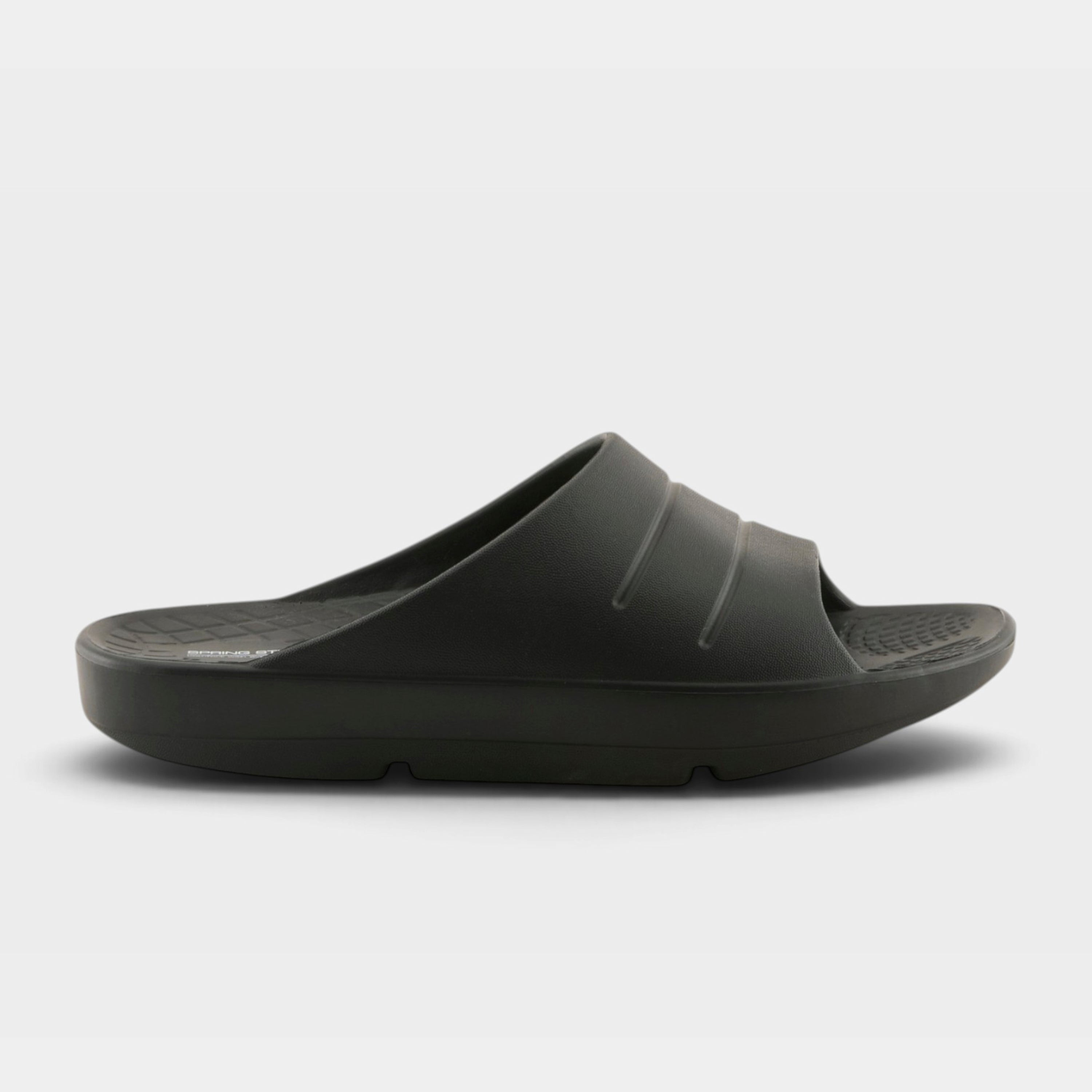 Spring Step Men Connor Black Slide Sandal