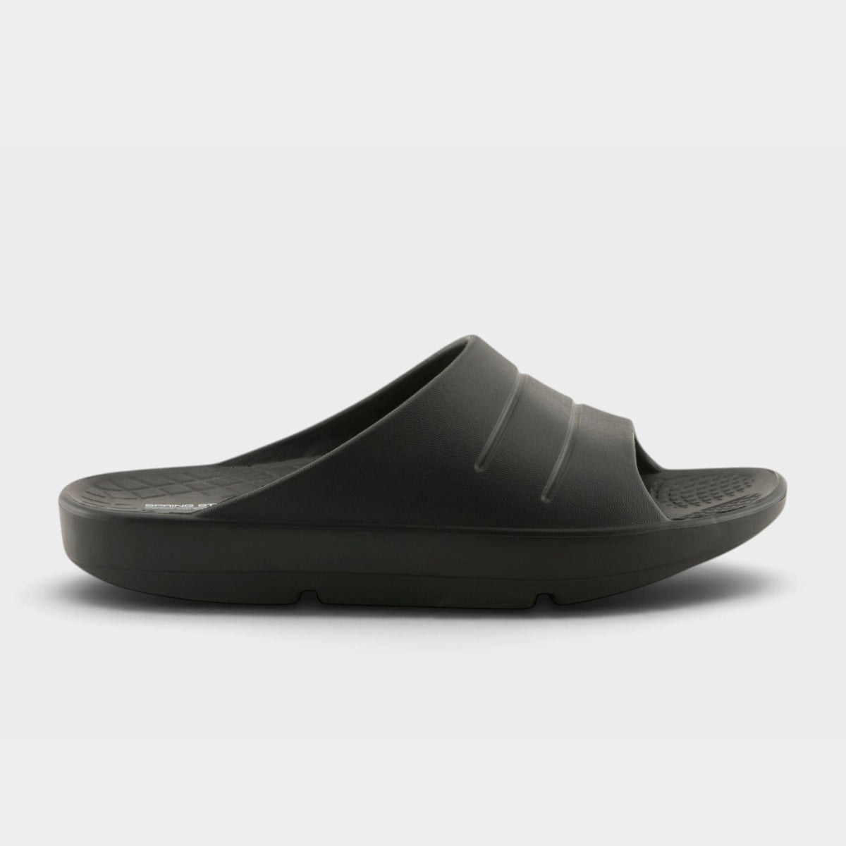 Spring Step Men Connor Black Slide Sandal