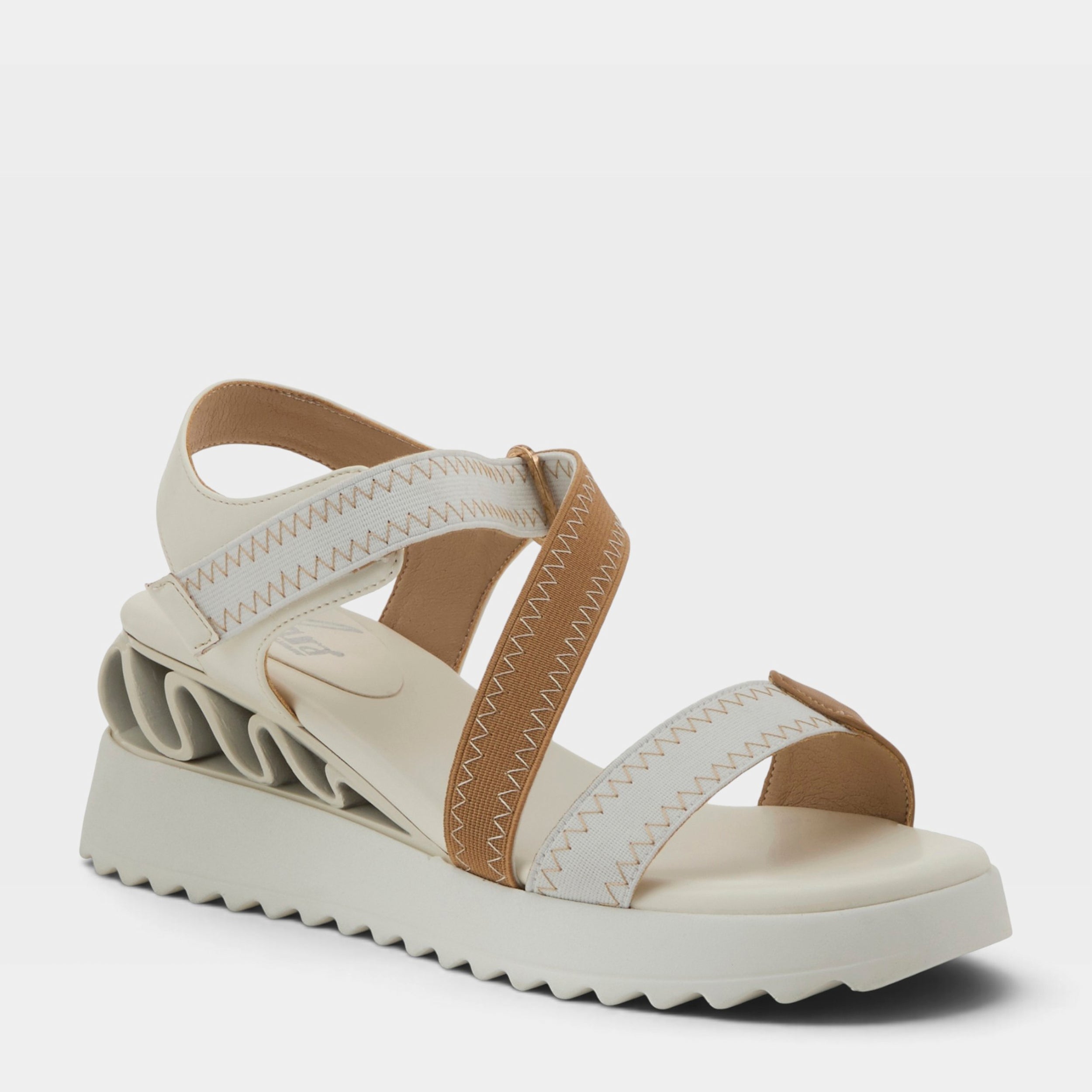 Azura Coolbeans Beige Multi Sandal