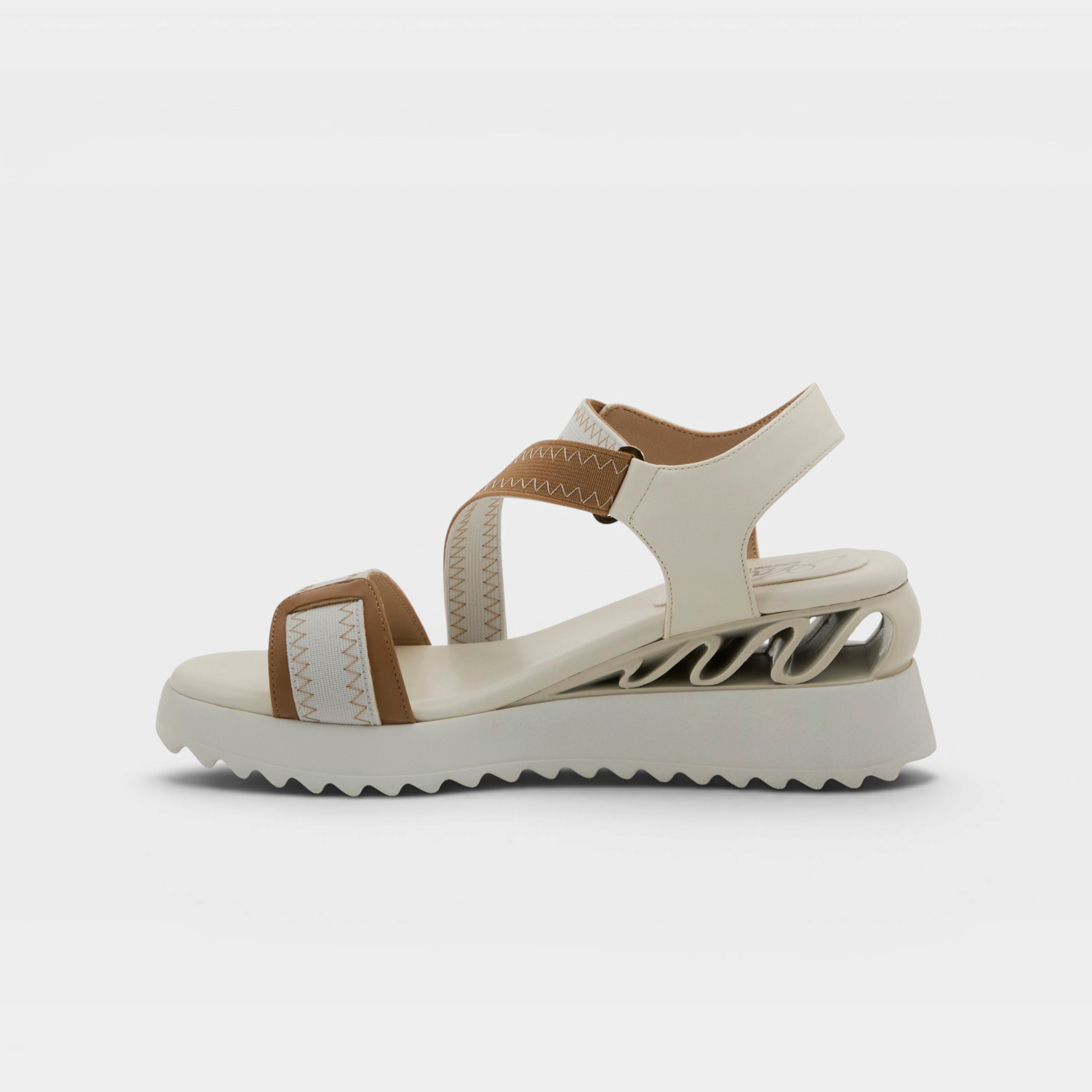 Azura Coolbeans Beige Multi Sandal