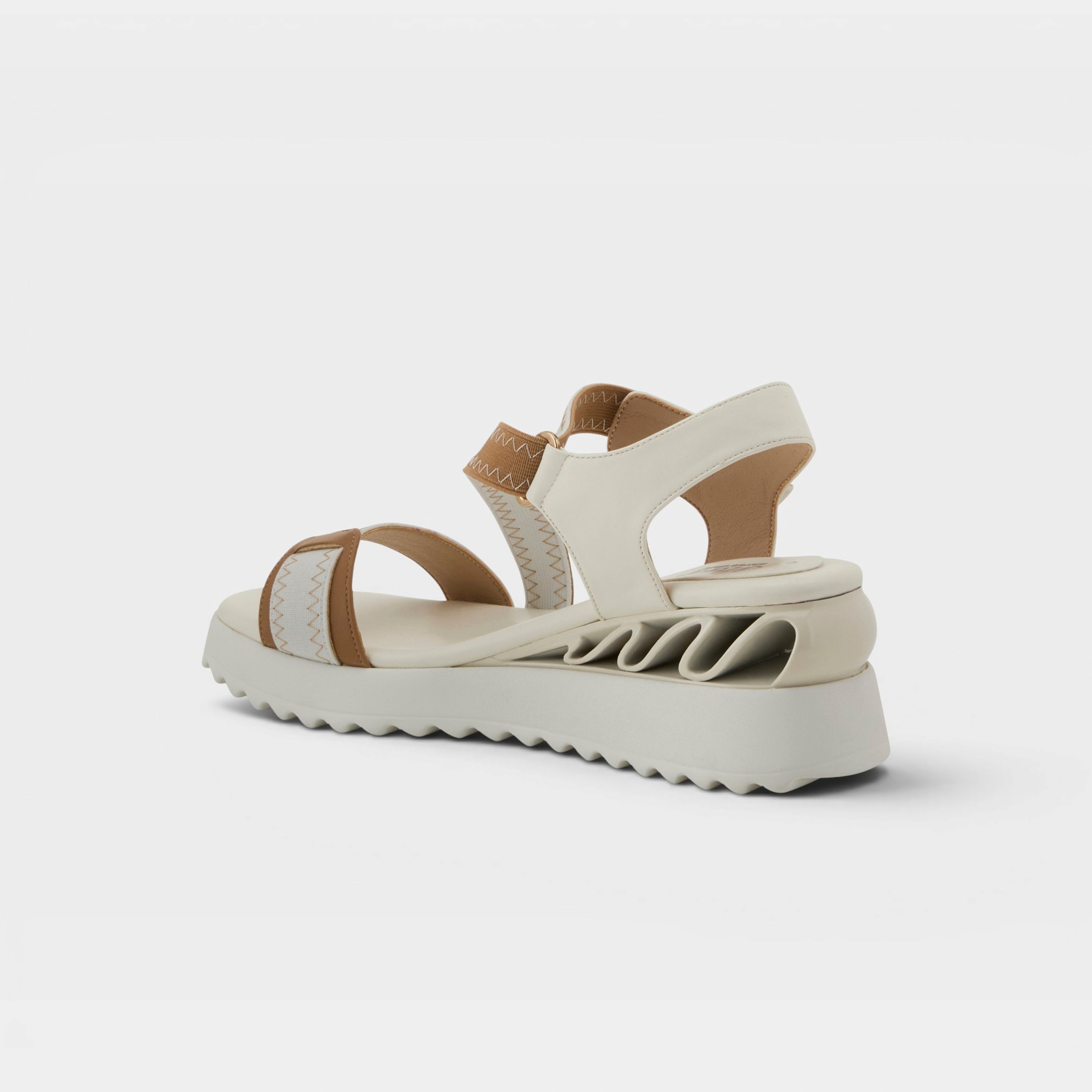 Azura Coolbeans Beige Multi Sandal