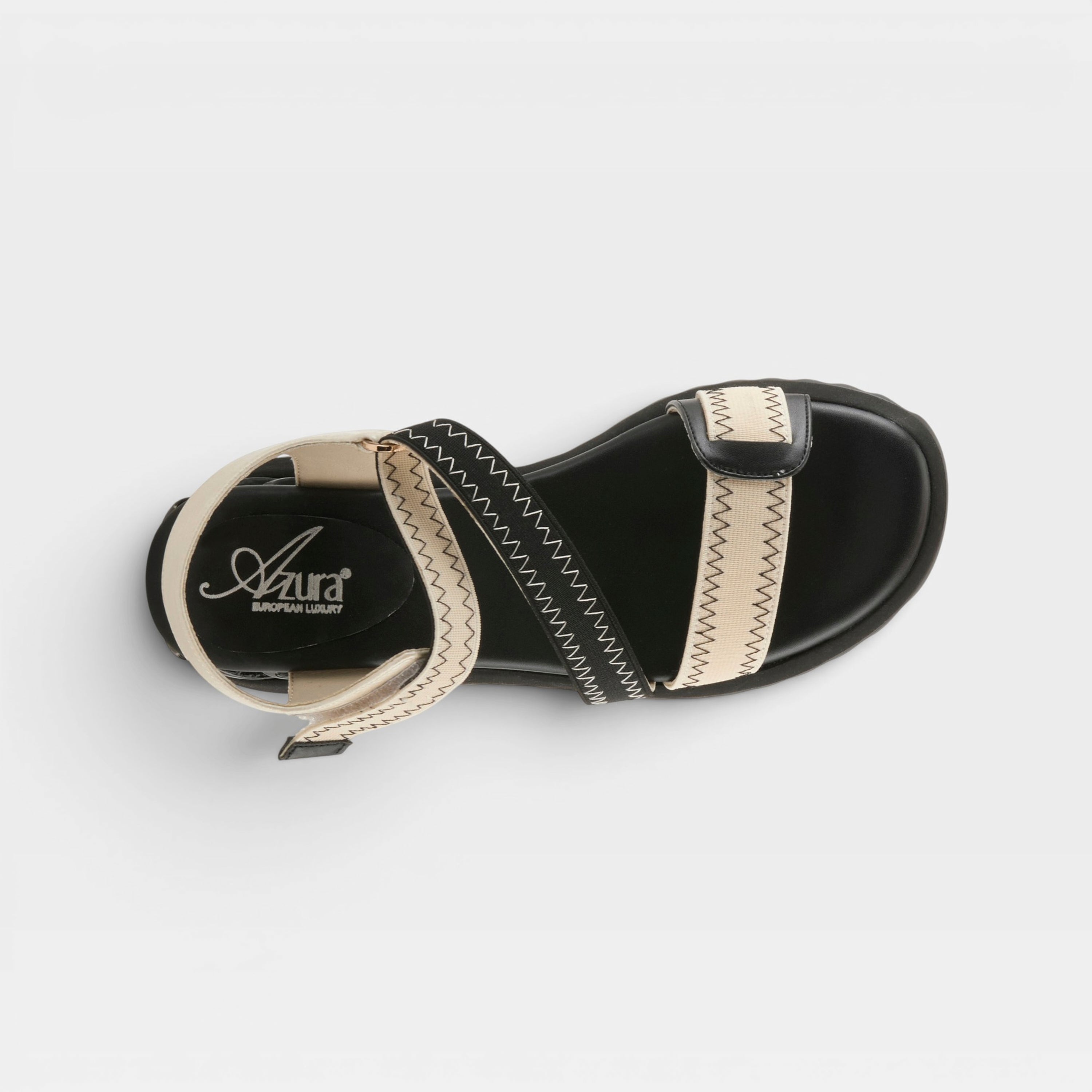 Azura Coolbeans Black Multi Sandal