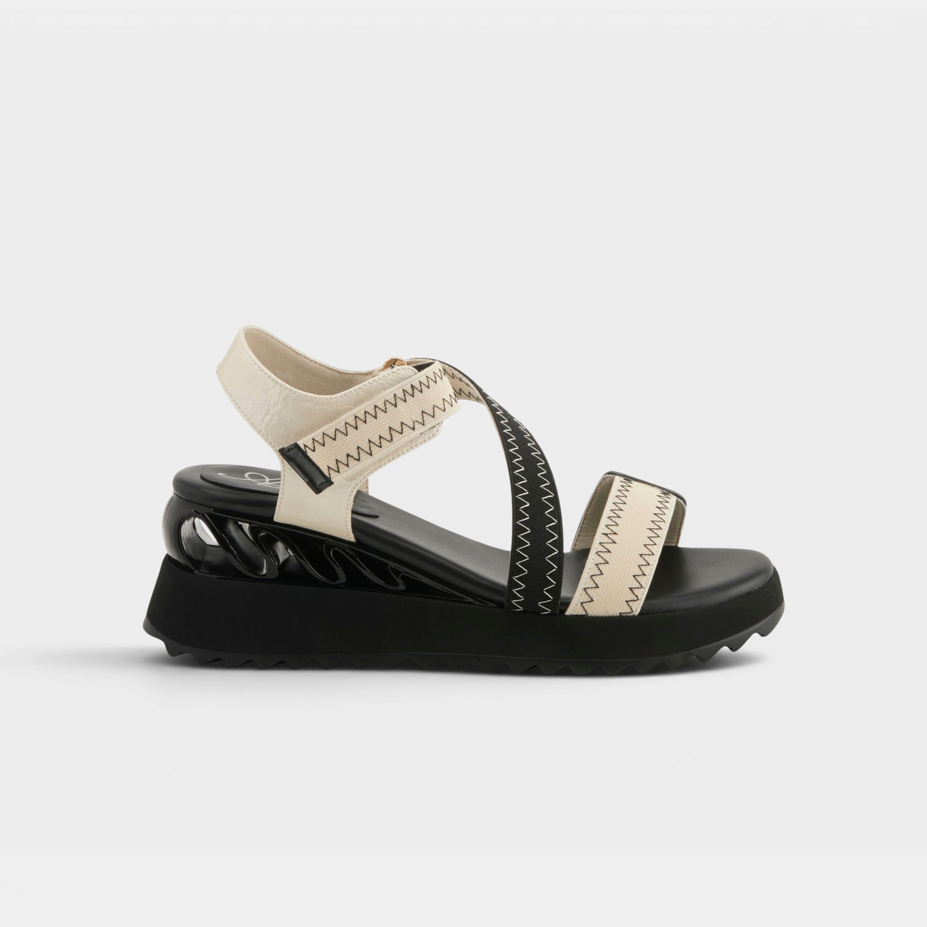 Azura Coolbeans Black Multi Sandal