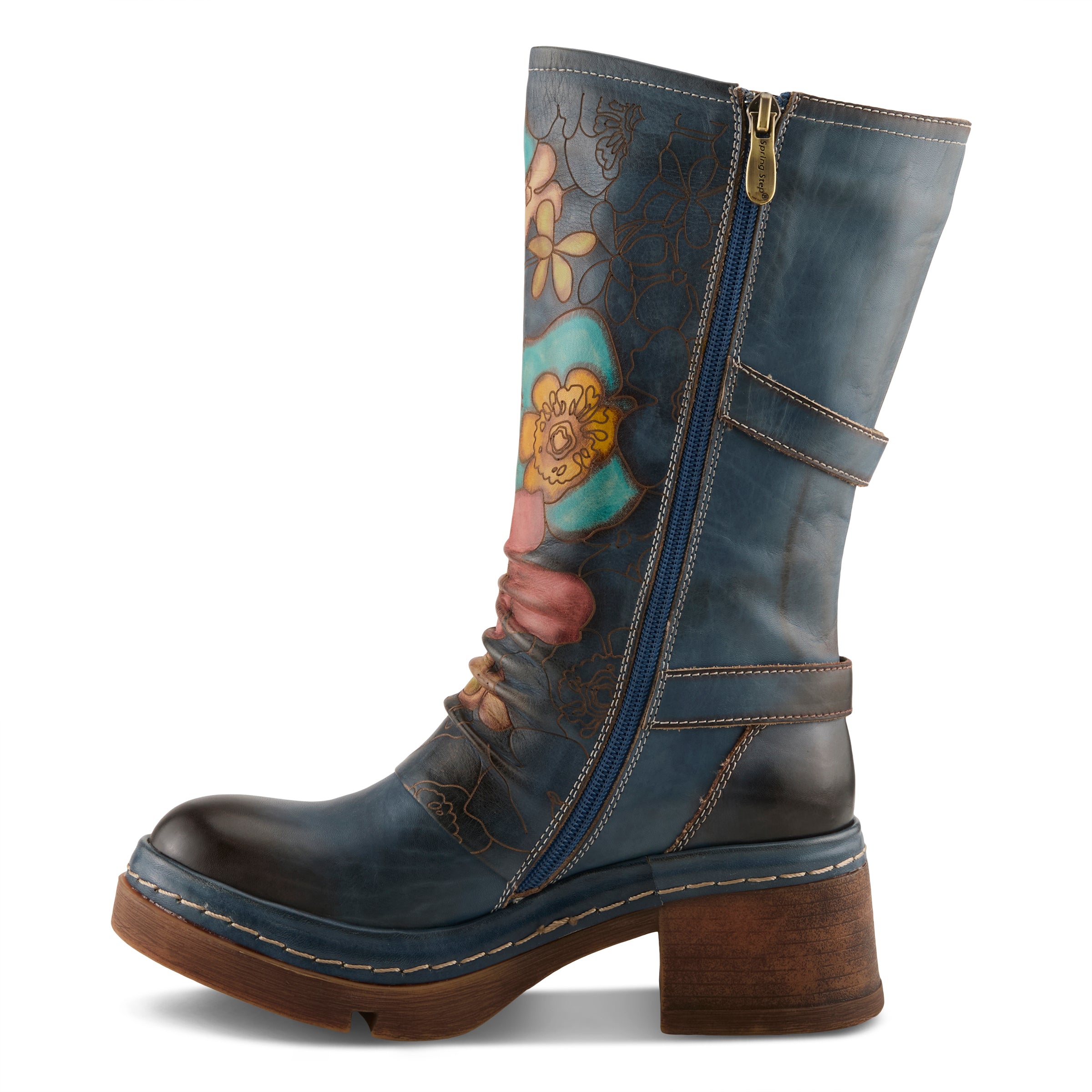 Women's L'Artiste CoolVibes Chunky Heel Boots - Spring Step Shoes