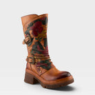 L'Artiste COOLVIBES BOOTS in CAMEL MULTI, front view