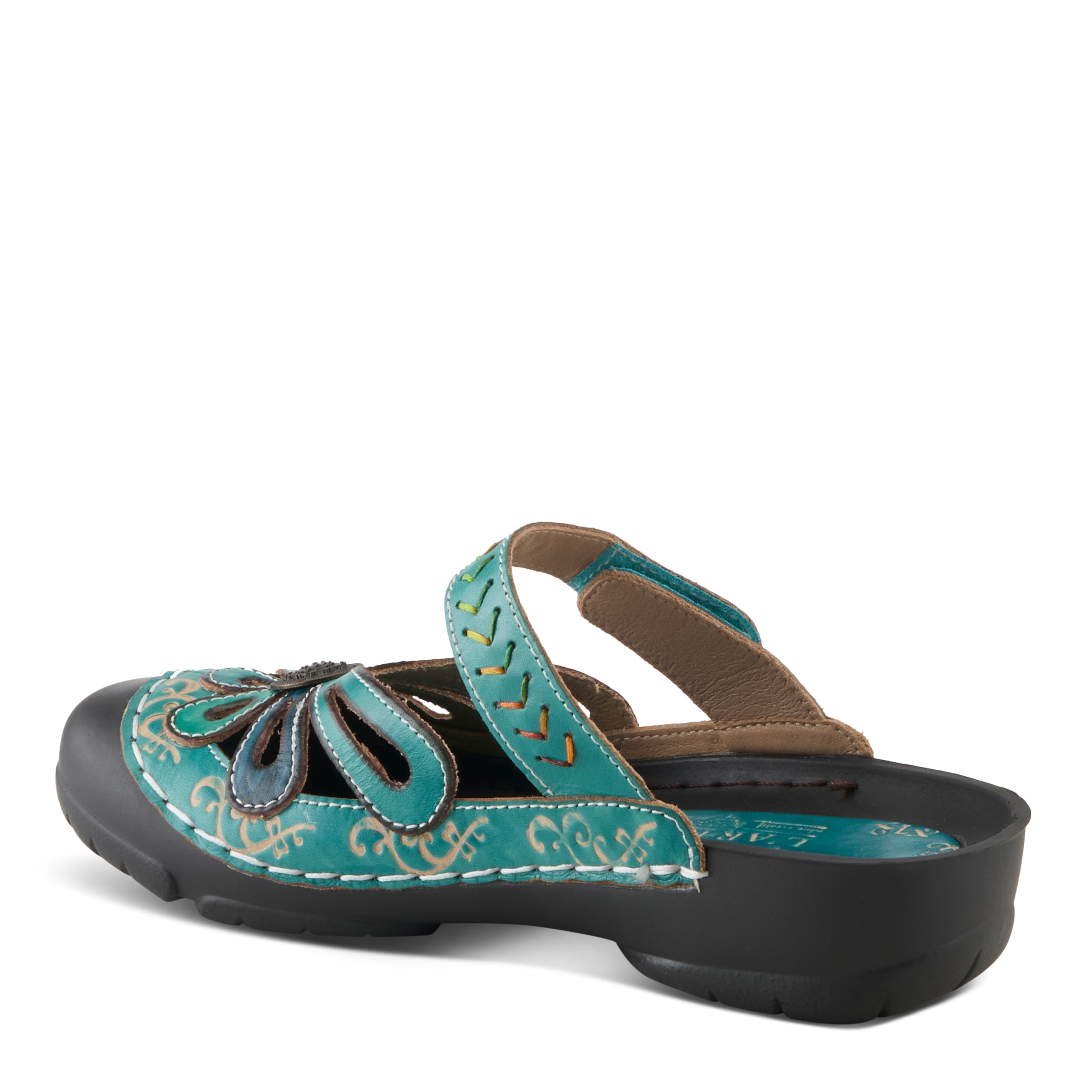 L'artiste Copa Hand Painted Leather Clog – Spring Step Shoes