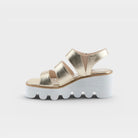 Azura Corrigate Gold Sandal