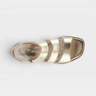 Azura Corrigate Gold Sandal