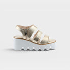 Azura Corrigate Gold Sandal