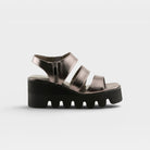 Azura Corrigate Pewter Sandal