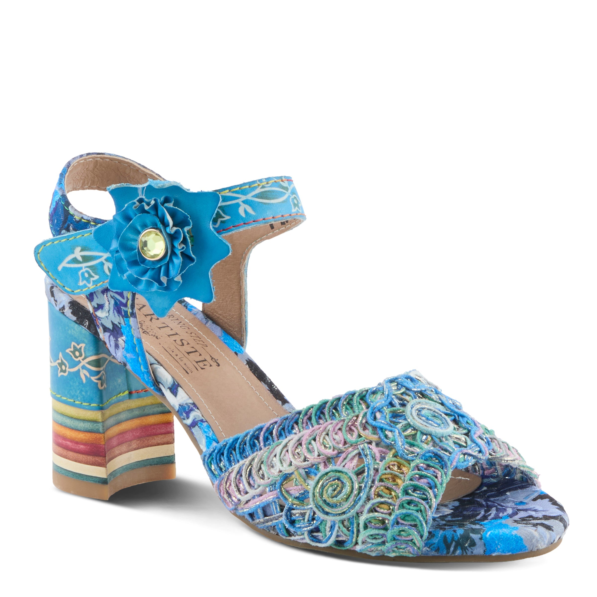 L'Artiste Cosmopleze Platform Heel Sandals - Spring Step Shoes