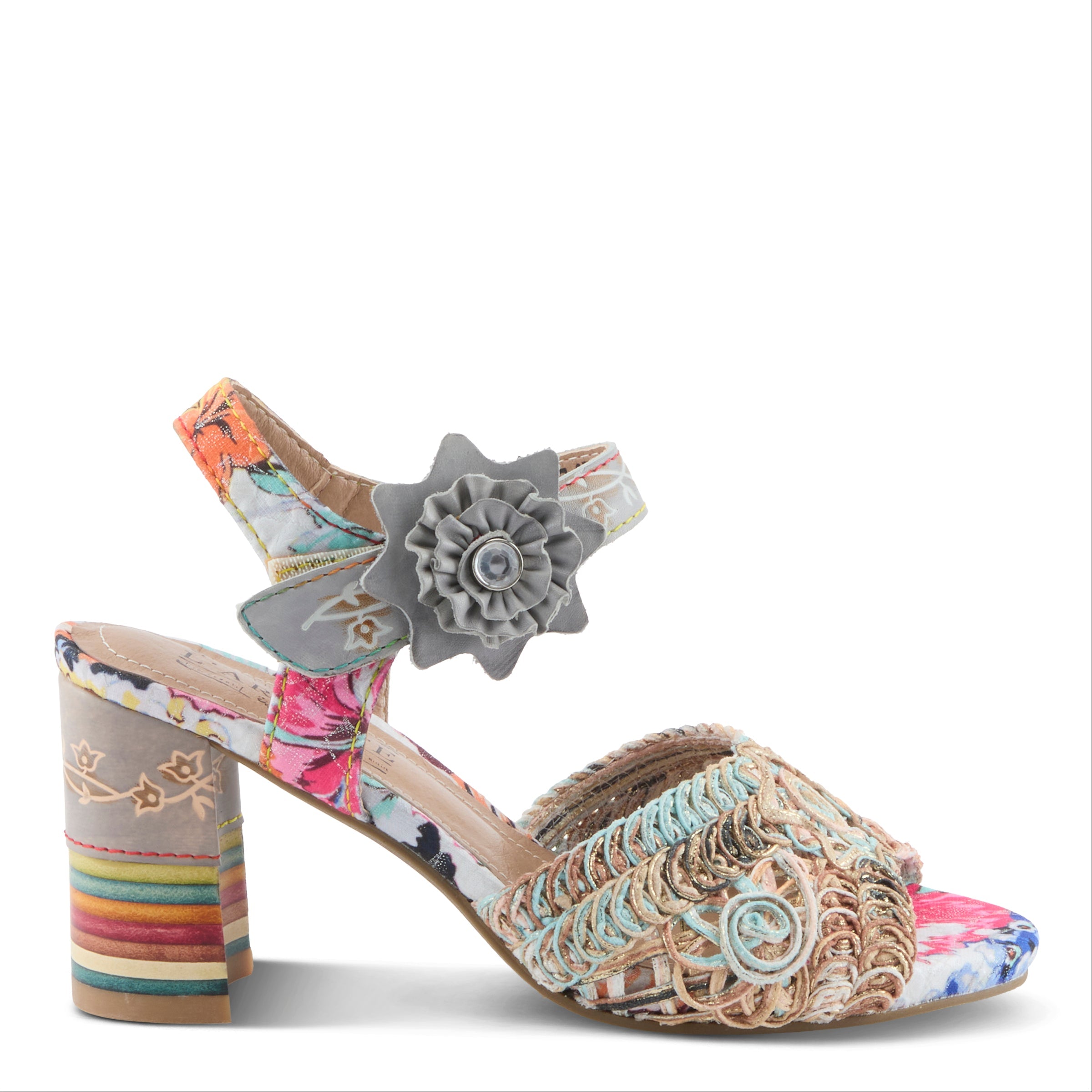 L'Artiste Cosmopleze Platform Heel Sandals - Spring Step Shoes