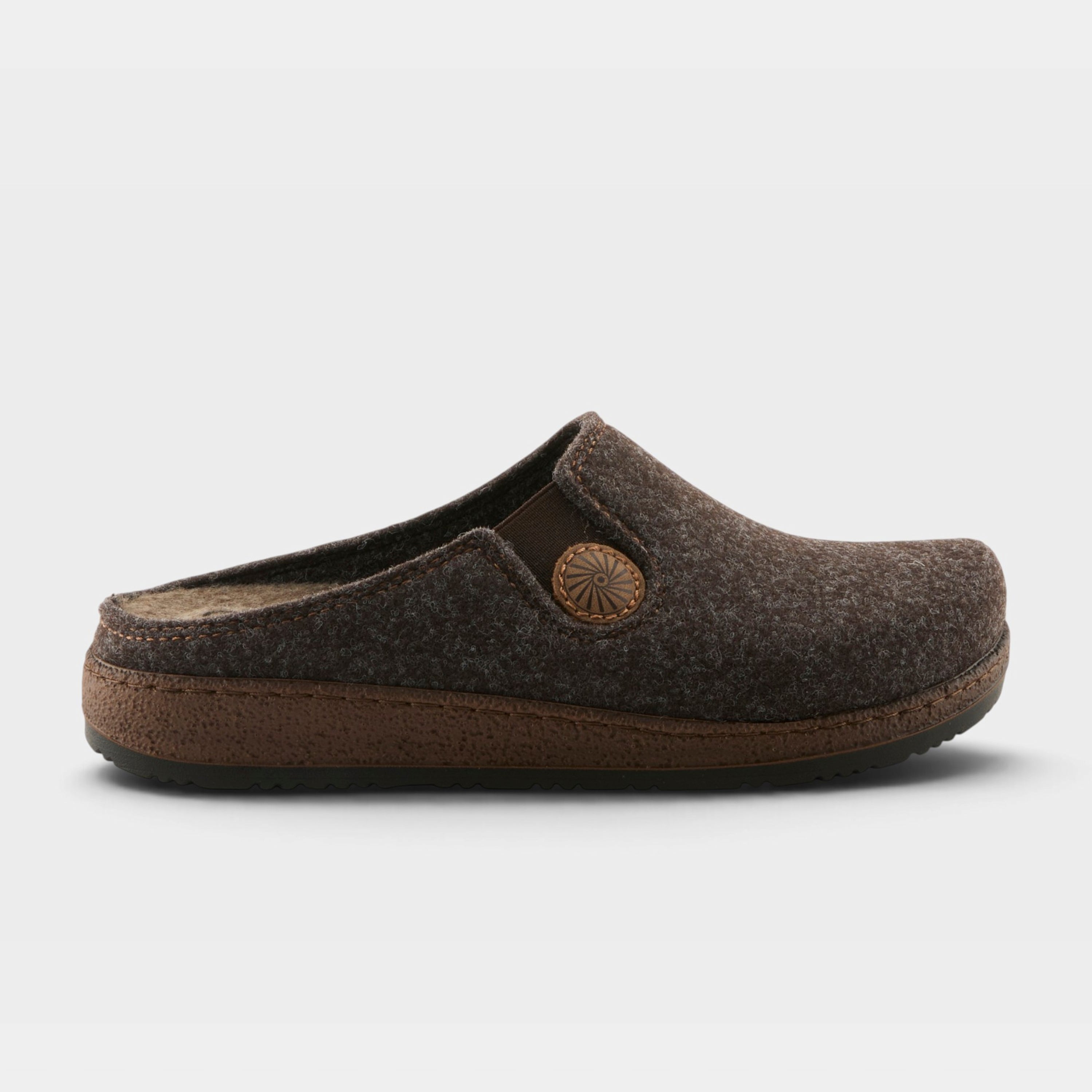 Flexus Cozily Dark Brown Slipper