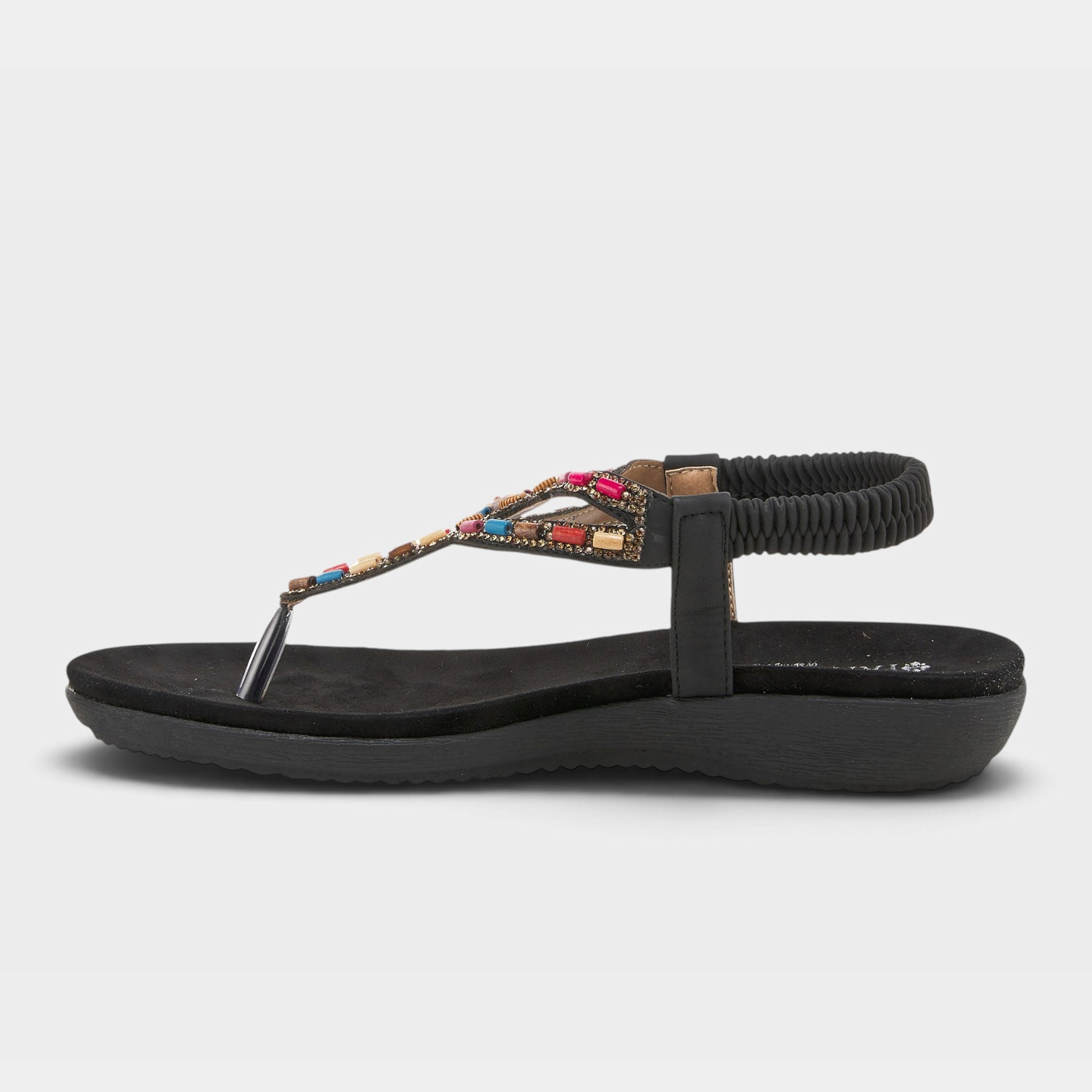 Patrizia Crema Black Sandal