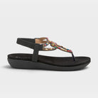 Patrizia Crema Black Sandal