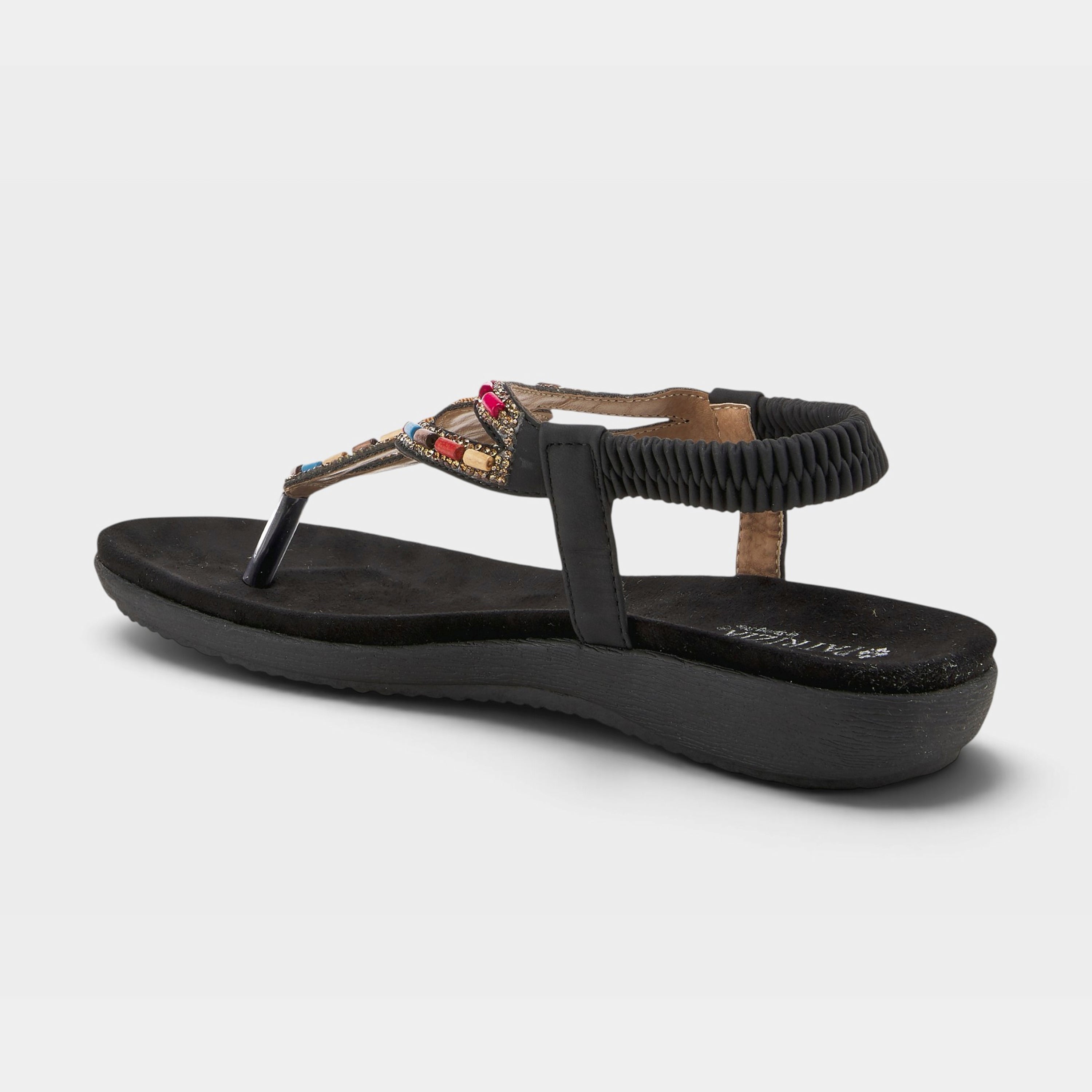 Patrizia Crema Black Sandal