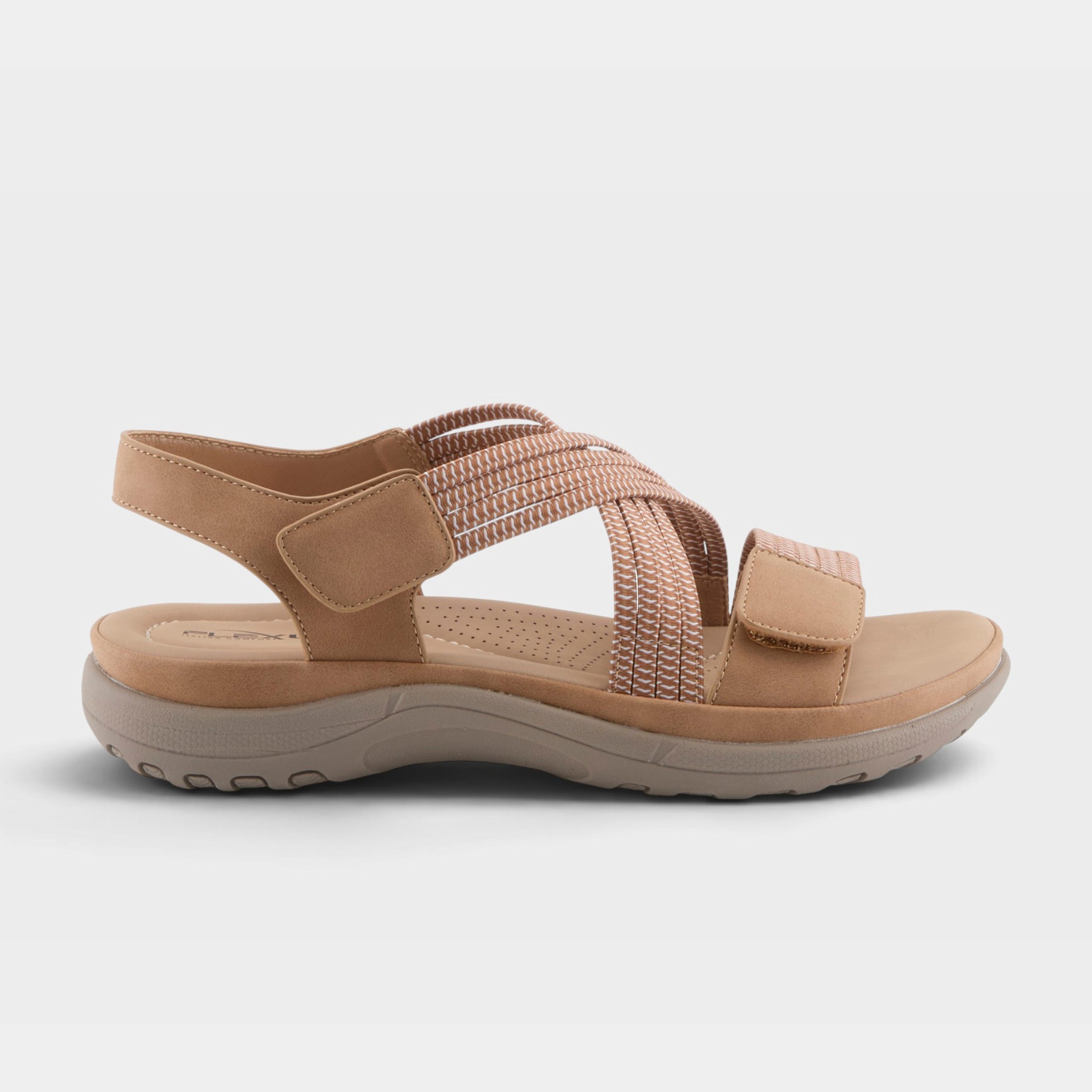 Flexus Crossbeam Tan Sandal
