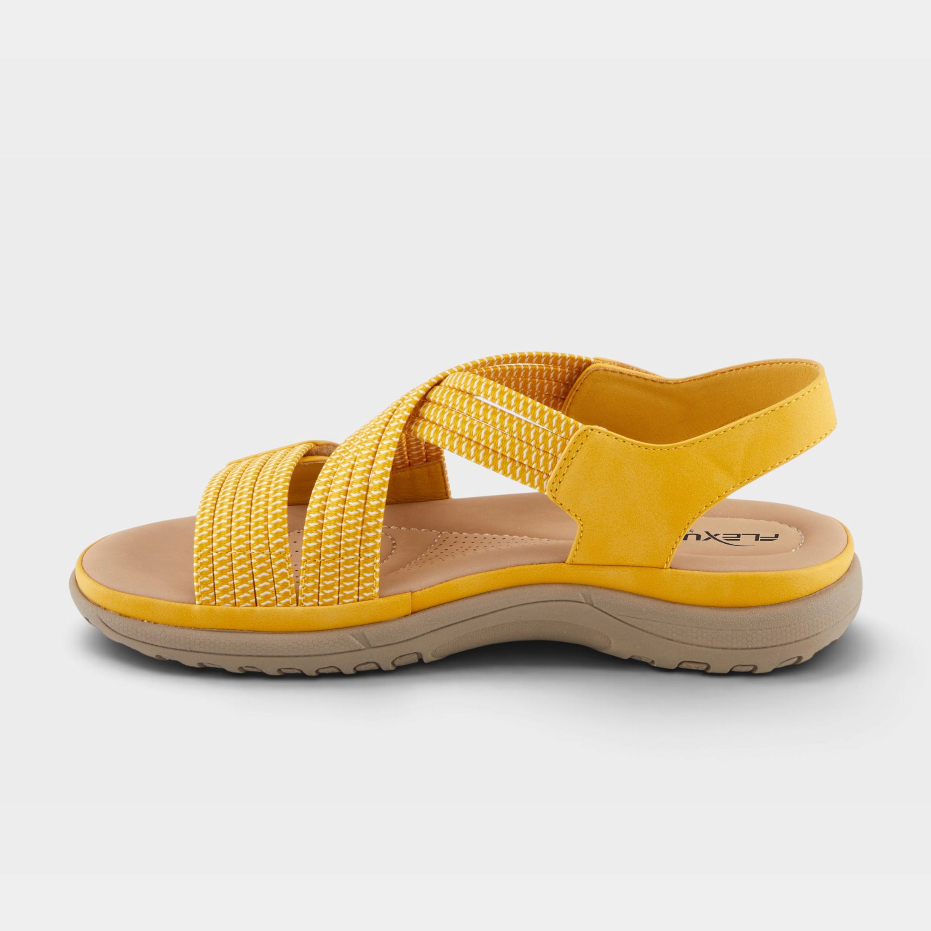 Flexus Crossbeam Yellow Sandal