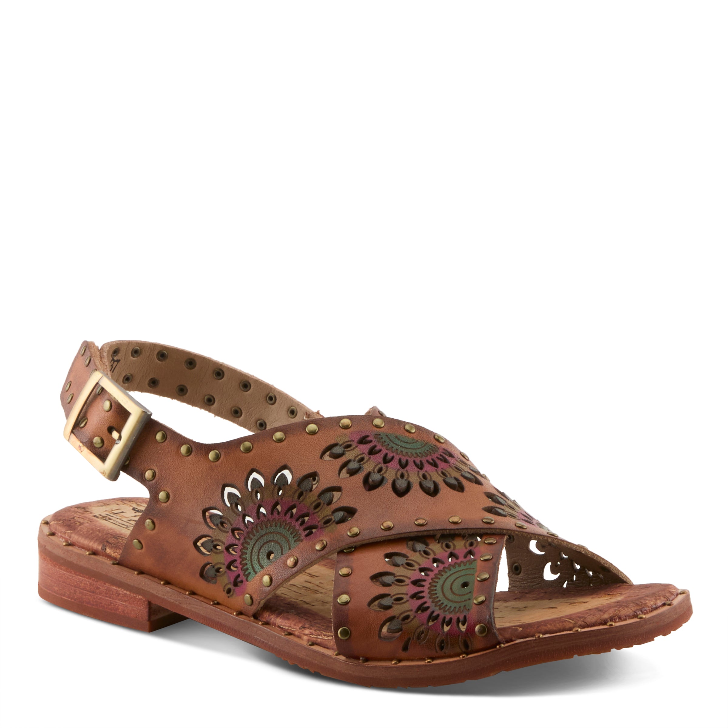 L'Artiste Crossroads Ankle Strap Sandals - Spring Step Shoes