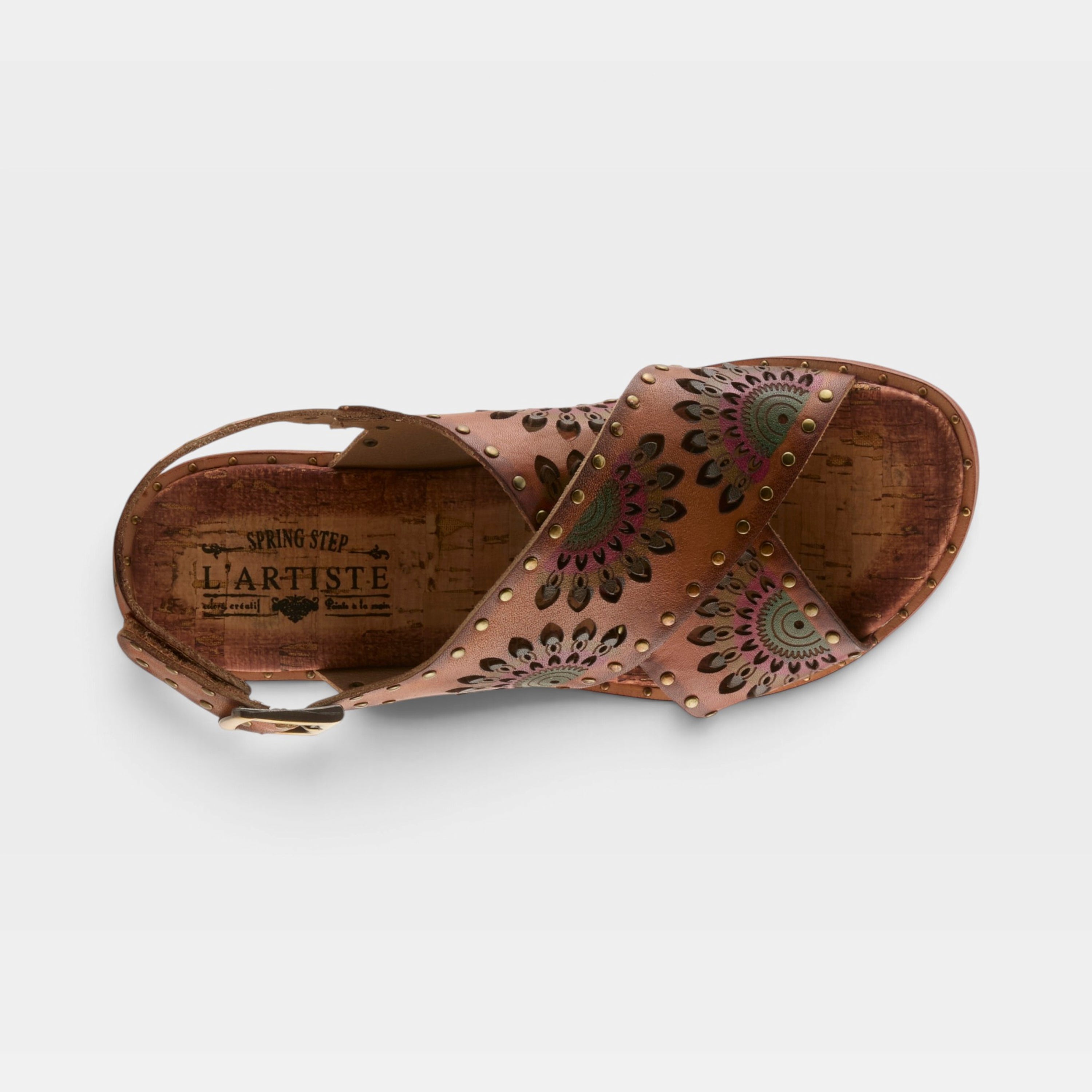 L'Artiste Crossroads Ankle Strap Sandals - Spring Step Shoes