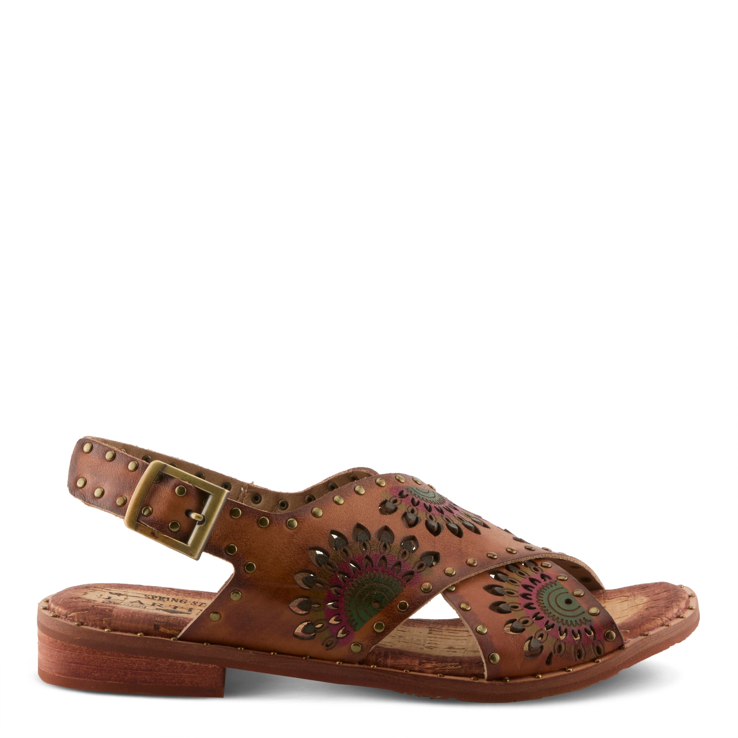 L'Artiste Crossroads Ankle Strap Sandals - Spring Step Shoes