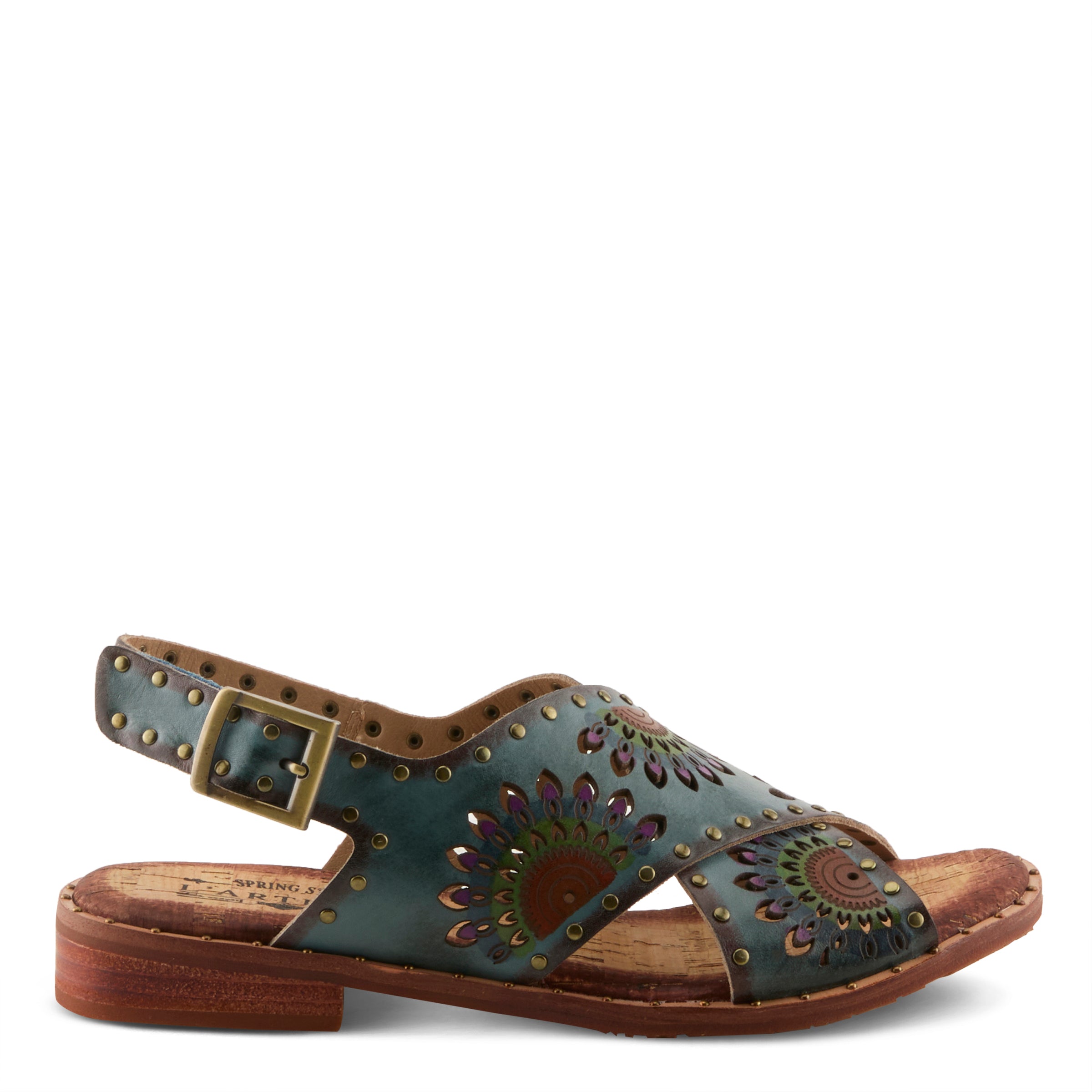 L'Artiste Crossroads Ankle Strap Sandals - Spring Step Shoes