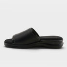 Flexus Cumbia Black Leather Sandal
