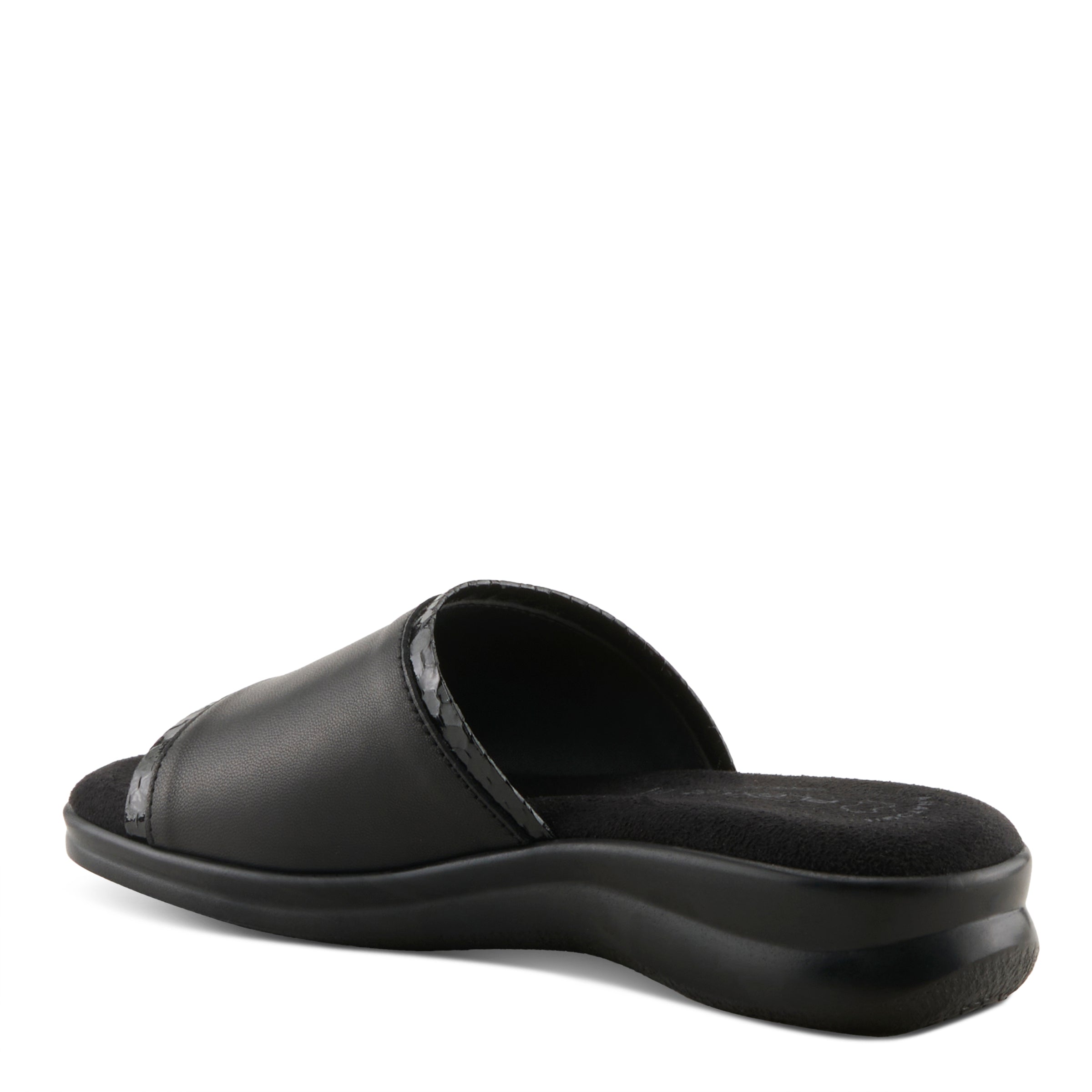 Italian Made Flexus Black Cumbia Sandal – Spring Step Shoes Italian Made Flexus Black Cumbia Sandal – Spring Step Shoes