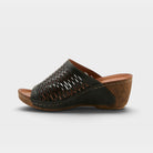 Spring Step Cunacena Black Sandal
