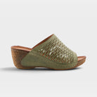 Spring Step Cunacena Olive Green Sandal