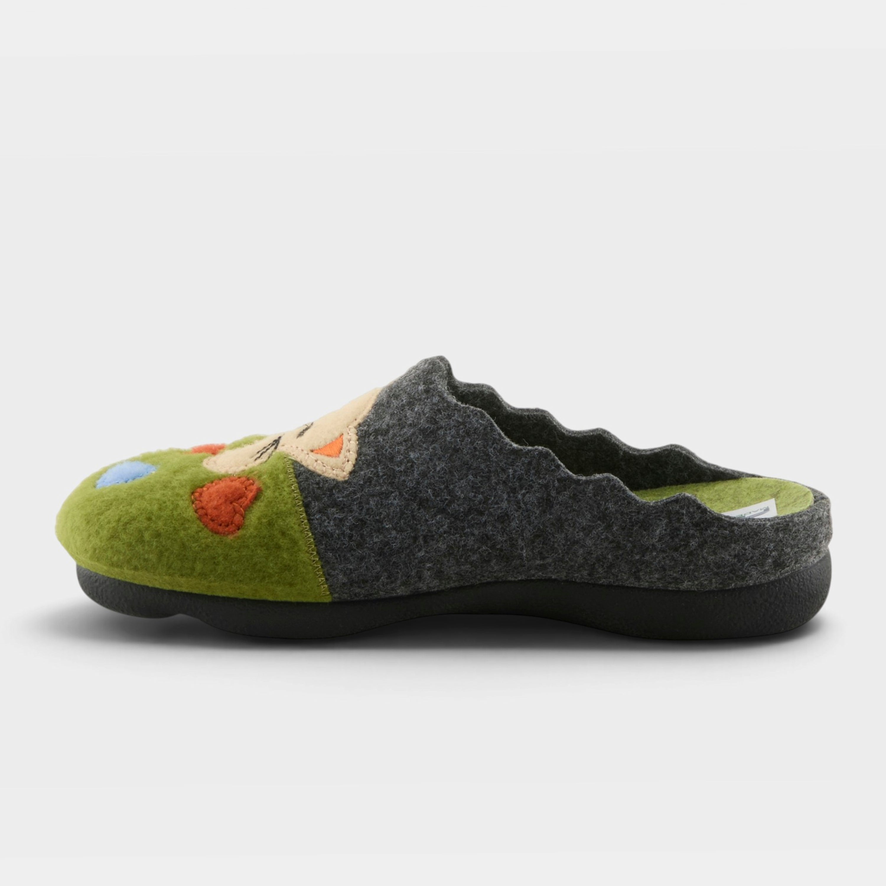 Flexus Cuttlecat Green Multi Slipper