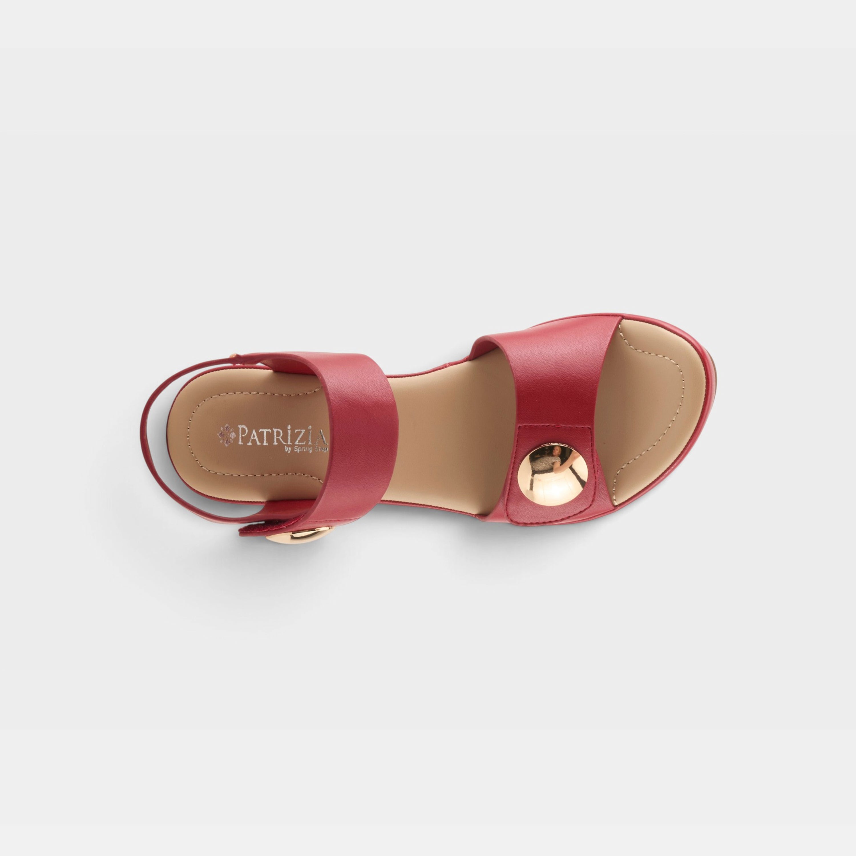 Patrizia Dade Smooth Red Sandal