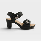 Patrizia Dade-Woven Black Sandal