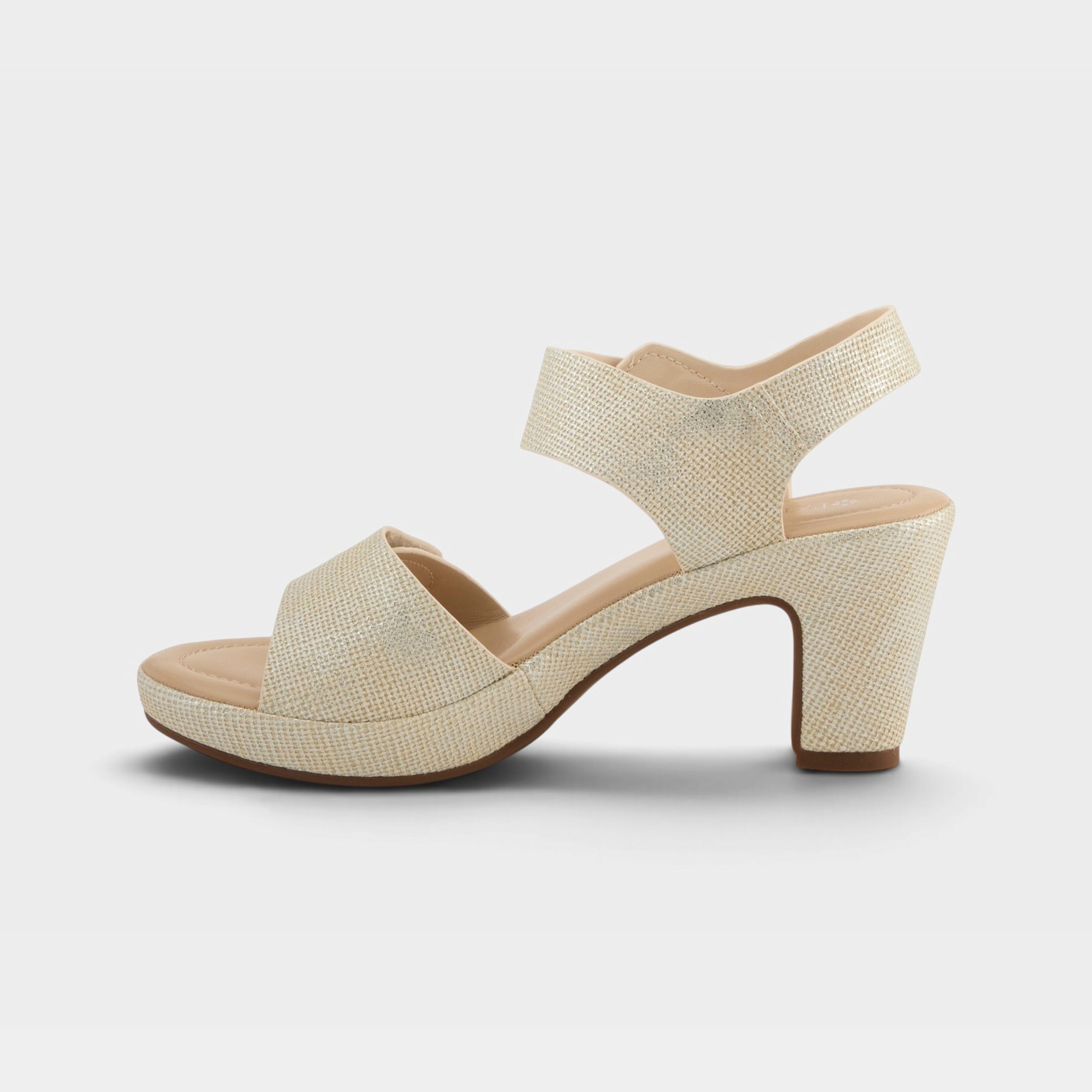 Patrizia Dade-Woven Bone Sandal