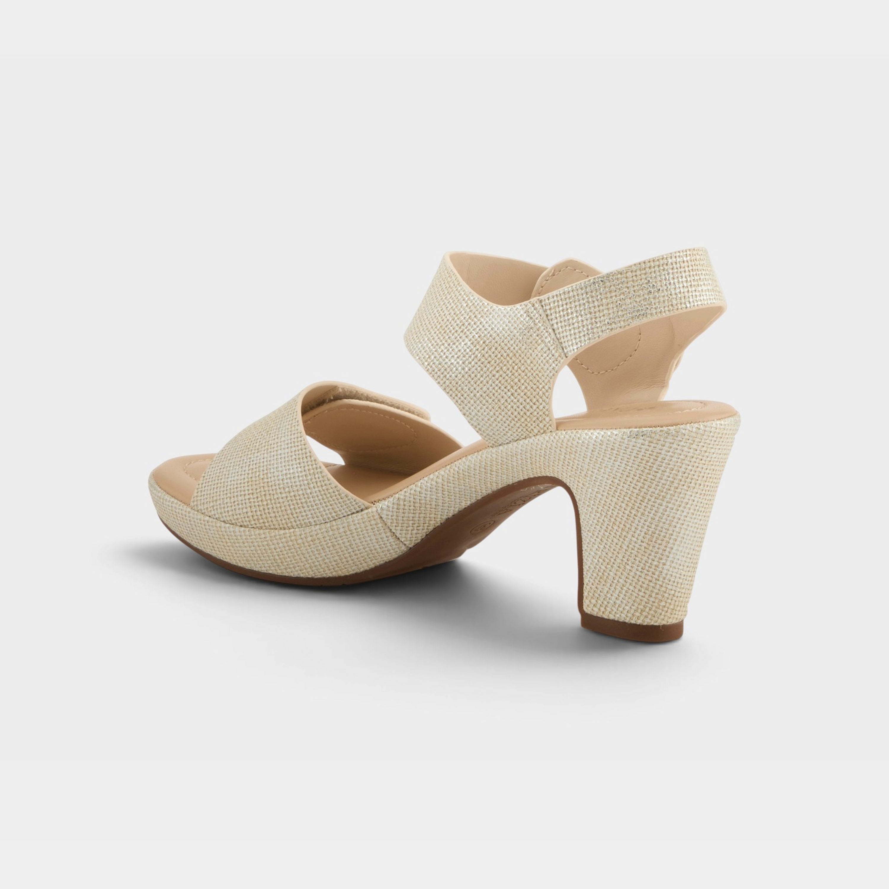 Patrizia Dade-Woven Bone Sandal