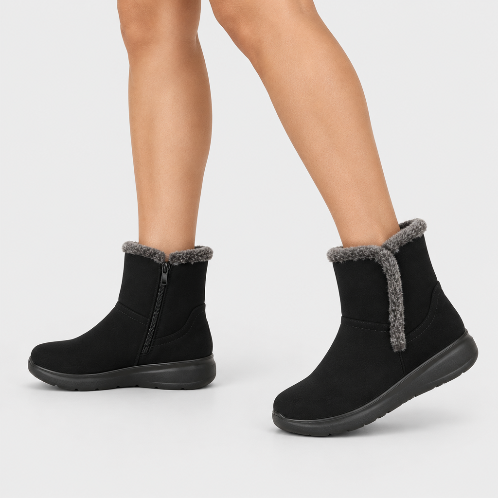 Flexus Daeloriah Black Boot - on-foot view