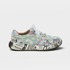 L'artiste Daisymae Sneaker With Floral Design – Spring Step Shoes
