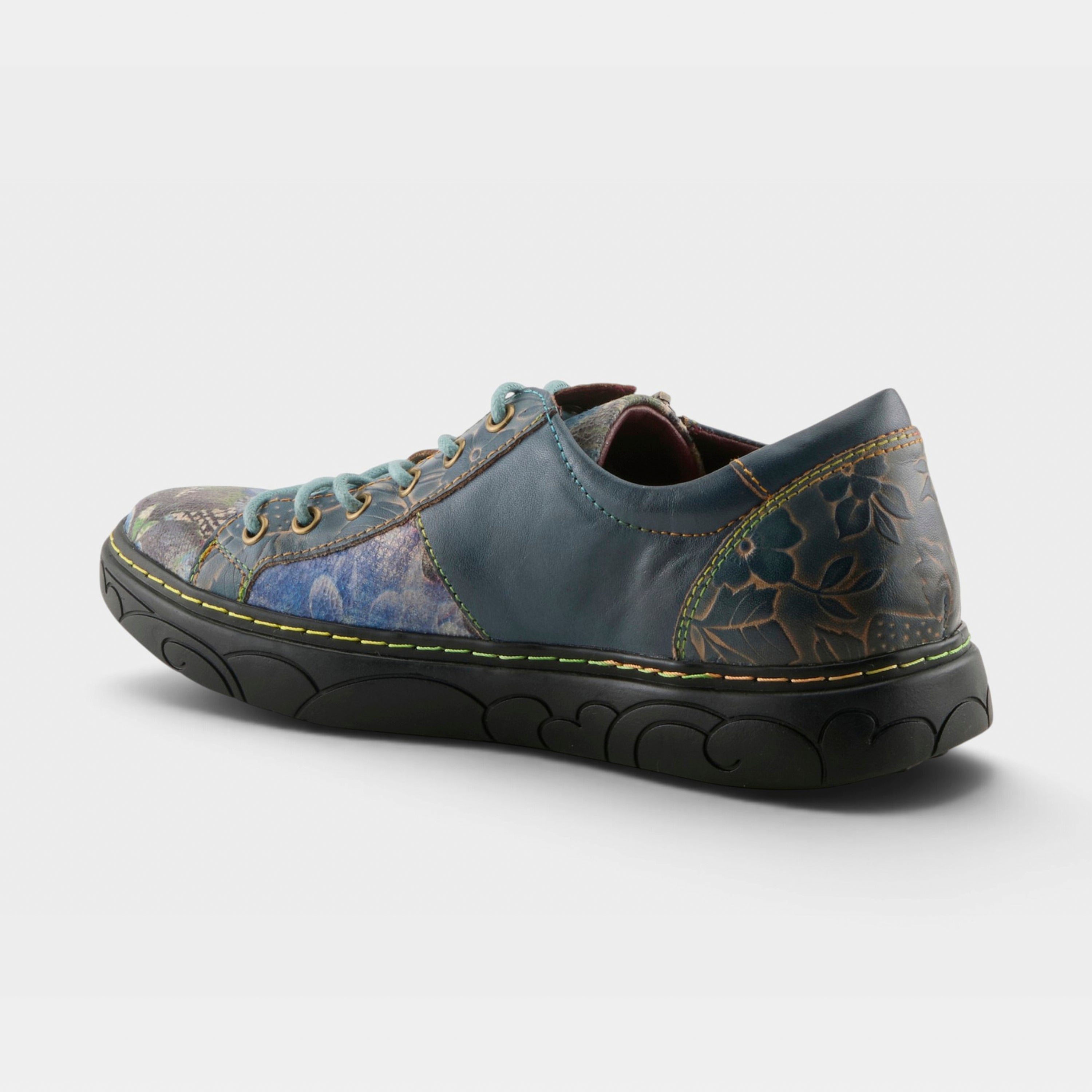 L'Artiste Danli-Bloom sneaker shoes in Blue Multi, alternate angle view