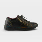 L'Artiste Danli-Bloom sneaker shoes in Black Multi, hero view