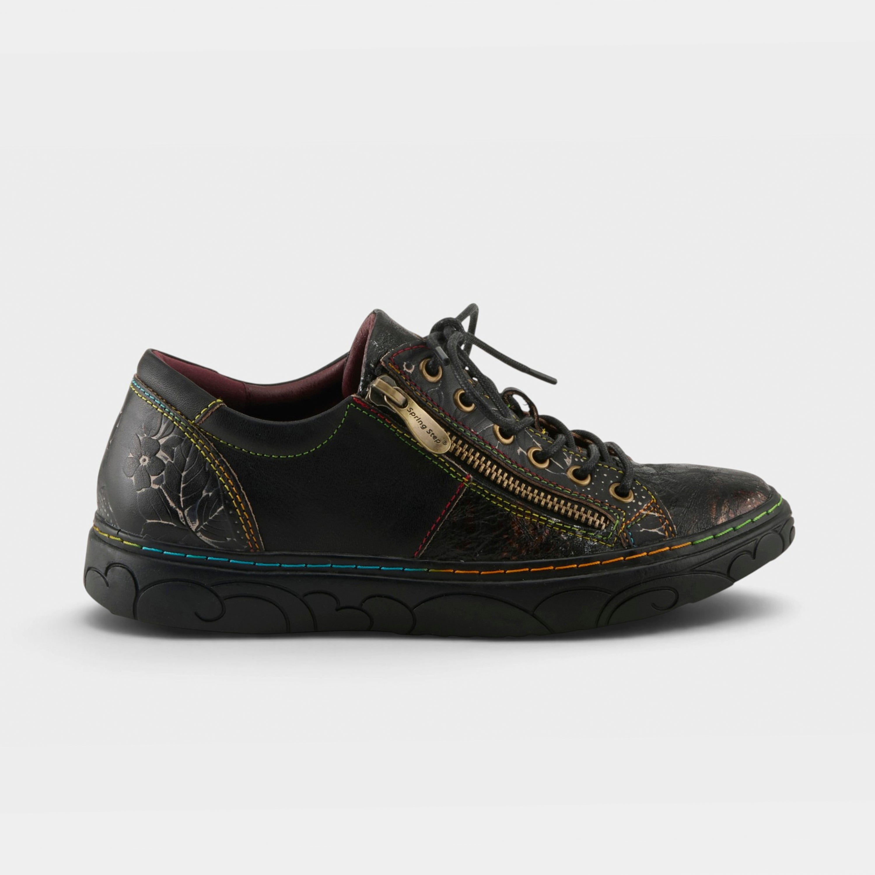 L'Artiste Danli-Bloom sneaker shoes in Black Multi, hero view