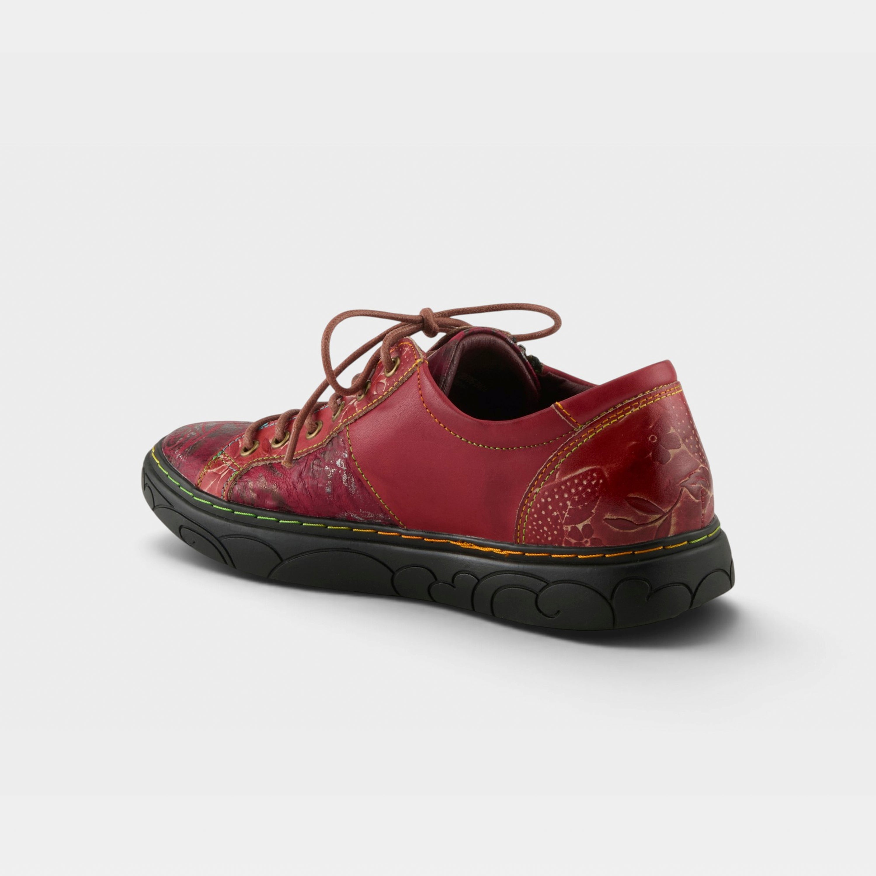 L'Artiste Danli-Bloom sneaker shoes in Red Multi, alternate angle view