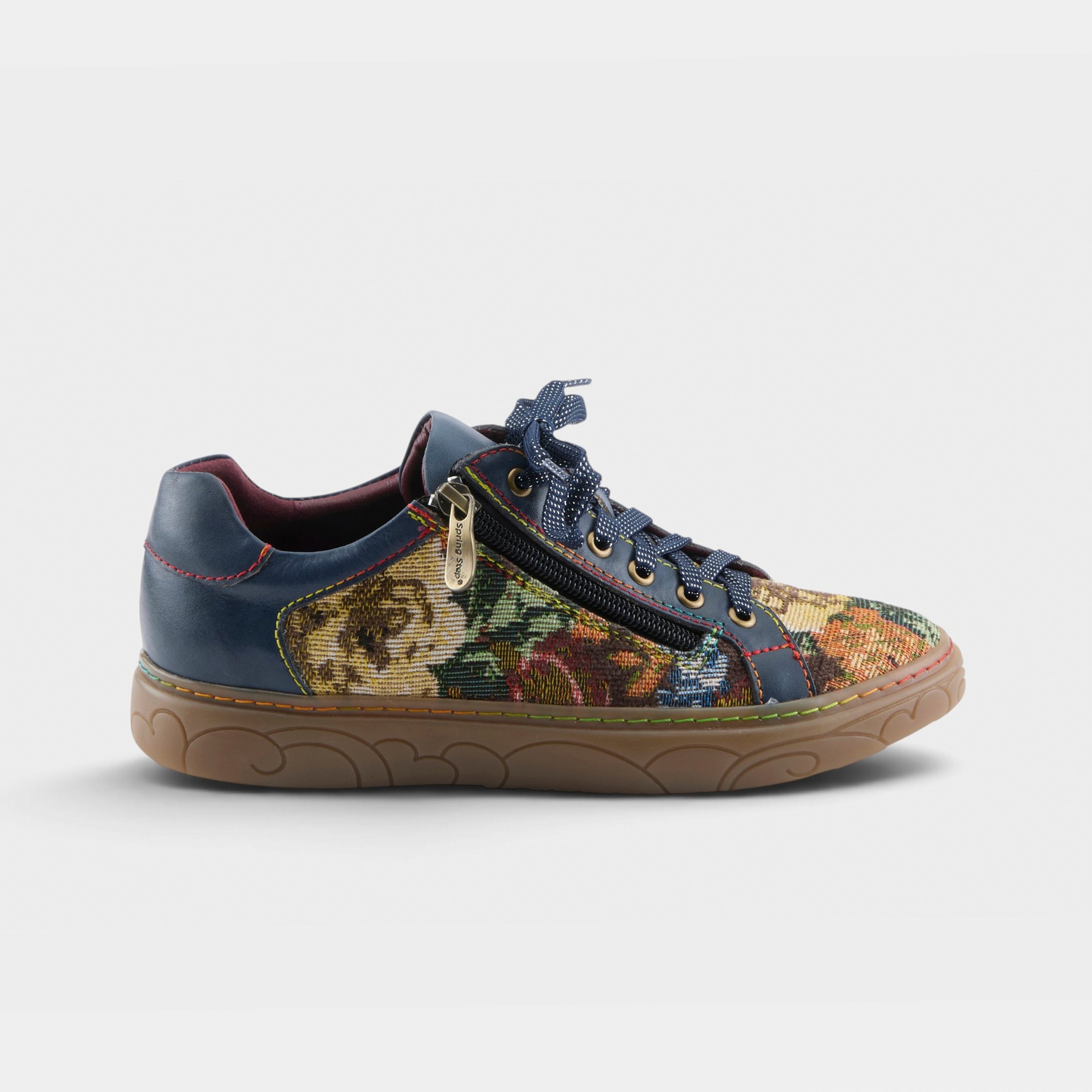 L'Artiste Danli-Fab sneakers in Navy Multi, hero view